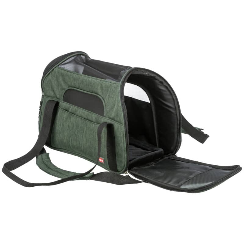 Trixie Madison Carrier Green soma suņu, kaķu transportēšanai 19x28x42 cm